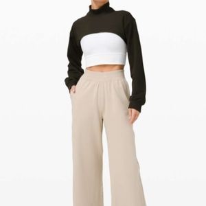 LULU LEMON LA Super Crop Mock Neck Longsleeve